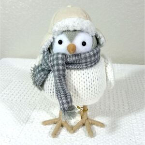 Wondershop Featherly Friends Fabric Bird Christmas Figurine New -C